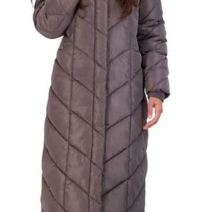 Steve Madden Ice Grey Puffer Coat NWT $225 Size XS